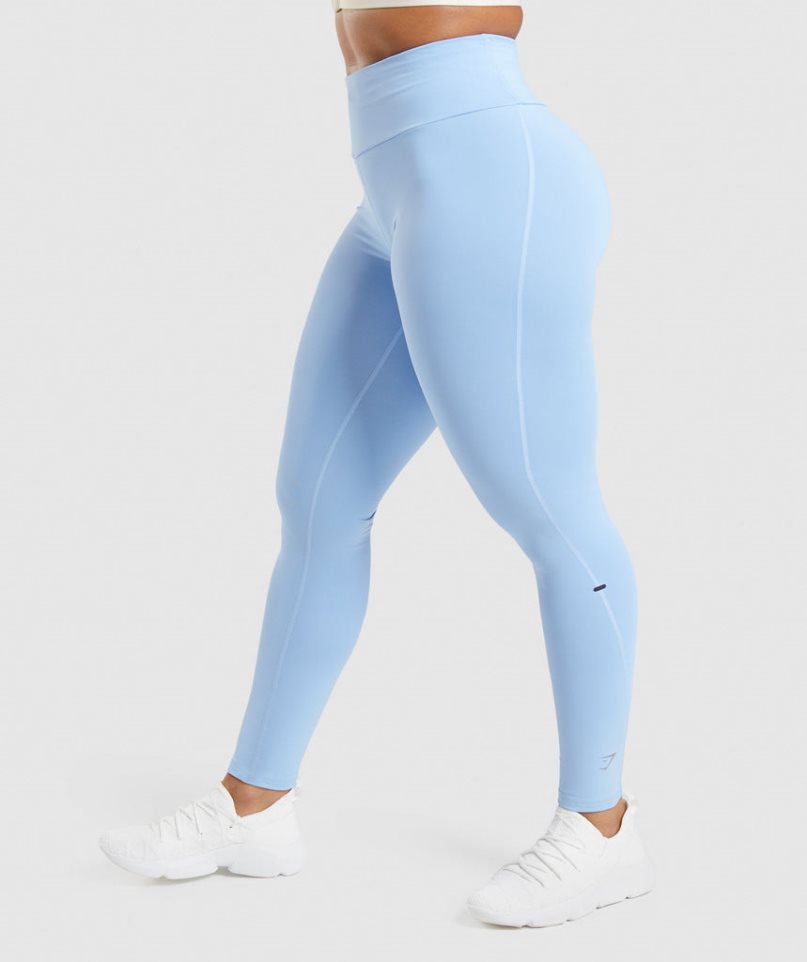 Legginsy Gymshark Speed Damskie Głęboka Niebieskie | PL 079YXC